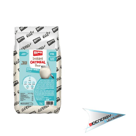 Bpr Nutrition-FARINA D'AVENA ISTANTANEA AROMATIZZATA (Conf. 1 Kg)   Yogurt Bianco  